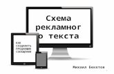 Михаил Бекетов, Студия копирайтинга "66": Схема написания продающих текстов