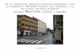 Sigurnosna revizija cestovnih projekata - primjer Mesničke ulice u Zagrebu