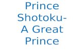 Prince shotoku