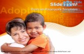 Adoptive child family power point templates themes and backgrounds ppt designs