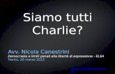 Are we really Charlie? (italian)