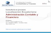 ERP Contabilidad y Finanzas. Odoo Ecuador
