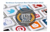 Analyse du community management pour l'European Best Destination 2015
