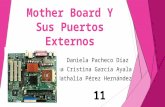 Mother board y sus puertos externos (media tecnica)