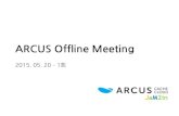 ARCUS offline meeting 2015. 05. 20 1회
