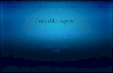 Portable apps