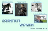 Javier máñez 4t b scientists women