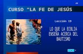 19 el bautismo