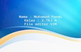 Tutorial memakai editor VIM pada terminal Linux