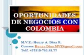 Oportunidades de negocios con Colombia Congreso de Negocios y Frontera