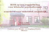 Themamiddag ROM in de behandelkamer - Noor Tromp en Keri Baerwaldt
