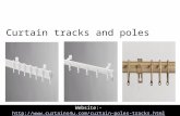 Curtain tracks and poles