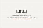 Präsentation über Mobile Device Management an der Fachhochschule Bern