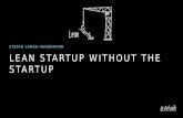 Lean Startup without the Startup