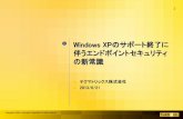 130621 windows xpのサポート終了に伴うエンドポイントセキュリティの新常識