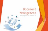 Document Management on Cloud v0.3