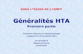 Dr Hitache HTA generalités partie 01