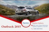 Subaru Outback 2015 neufs à Québec - Outback 2,5I, 3.6R, Tourisme, Limited