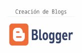 Creacion de blogs