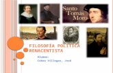 Filosofía Política Renacentista