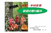 林業・木材産業 秋田の取り組み