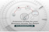 Form 7004 - Extension for Business Tax returns