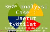 360 analyysi  -case, yhteisöllinen työtila