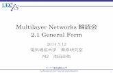 Multilayer network 2.1 General Form