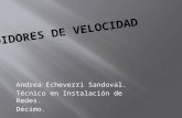 Medidores de velocidad de Internet - Andrea Echeverri Sandoval
