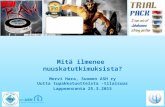 Mitä ilmenee nuuskatutkimuksesta, Suomen ASH, Lappeenranta  25.3.2015  slide share