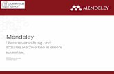Mendeley - Literaturverwaltung und soziales Netzwerken in einem