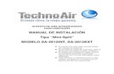 Manual instalacion aire acondicionado tipo minisplit