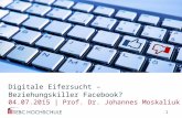 Digitale Eifersucht – Beziehungskiller Facebook?