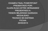 Exmen final power point