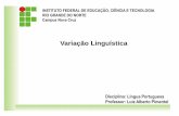 Variação linguistica