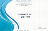 ELECTIVA VI "PATRONES DE MEDICION"