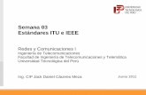 Curso: Redes y comunicaciones I: 03 Estándares ITU e IEEE