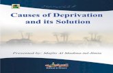 Causes of deprivation & its solution