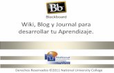 Wiki blog y journal   estudiantes