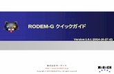 RODEM-G クイックガイド v1.0.1 rev.2