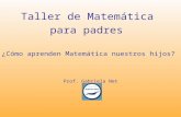 Colegio Nuevos Aires - "Taller de matemática para padres"