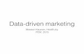 Михаил Кашкин: Data-driven marketing