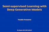 DL Hacks輪読 Semi-supervised Learning with Deep Generative Models