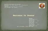 Mercosur vs unasur