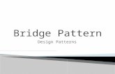 Design patterns - bridge pattern
