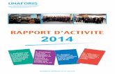 UNAFORIS Rapport d'activité 2014