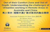 Out of their comfort zone and out of depth: Understanding the challenges of urbanites working in remote areas in Australia and China