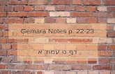 Gemara Notes P. 22