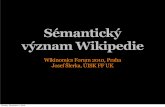 Sémantický význam Wikipedie