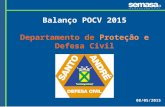 Balanço final do POCV 2014/2015 - Defesa Civi de Santo André/Semasa